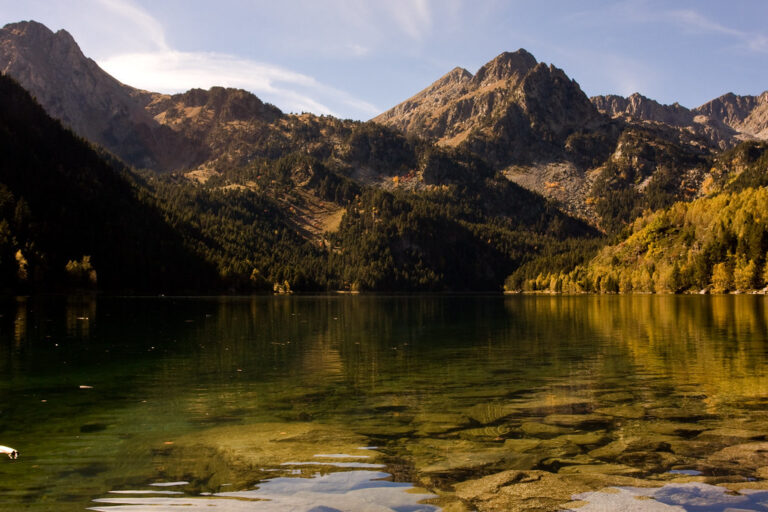 Zonas de acampada en Parque Nacional de Aigüestortes i Estany de Sant Maurici